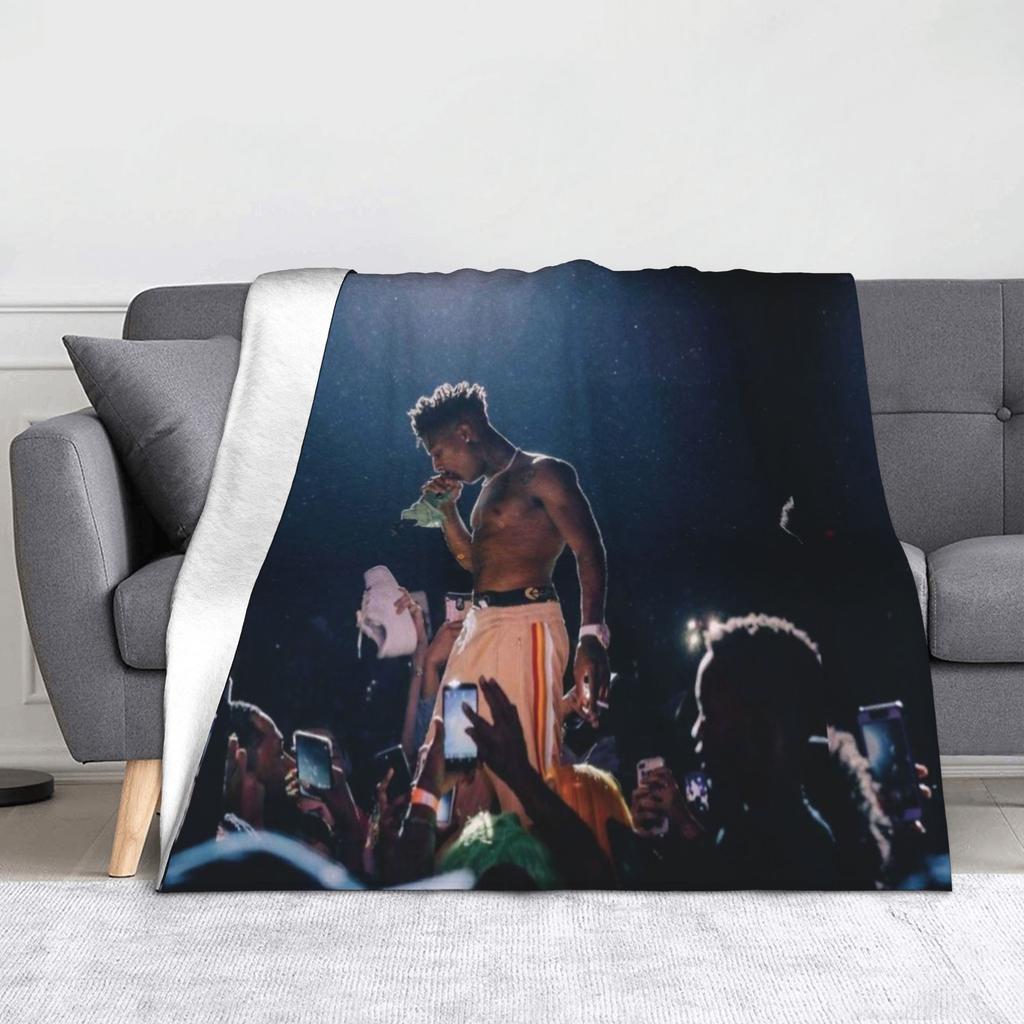 YoungBoys Rapper Music Coral Fleece Plush Throw Blanket American Blanket for Home Office Lightweight Bedspread