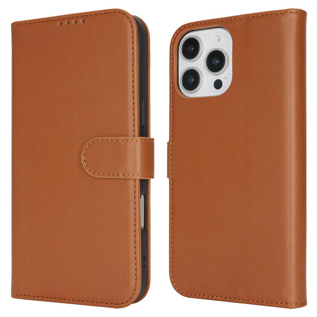 For iPhone 16 Pro Stand Case Shockproof Leather Wallet Phone Cover