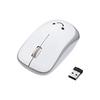 Elecom Mouse Wireless (Receiver Included) M Size 3 Buttons IR Sensor Power Saving White M-IR07DRWH
