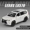 Масштаб 1/32 LEXUS LX570 внедорожник литой внедорожный литой металлический модель прекрасная коллекция моделей компьютер настольные украшения детский подарок на день рождения