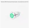 19mm Dustproof Metal Button Switch with Light, Self-Reset, Self-Lock, Small Round Momentary Start Power Button