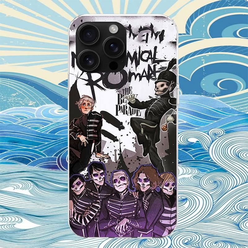 Чехол для телефона My Chemical Romance MCR для iPhone 11 12 13 Mini 14 15 Plus 17 Air 16 Pro Max 16E 7 8 SE 2020 Чехол с индивидуальной печатью