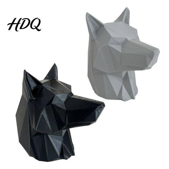 Креативное украшение для грузовика Подарок 3D-печать Волк Декор для фаркопа прицепа автомобиля Воющий