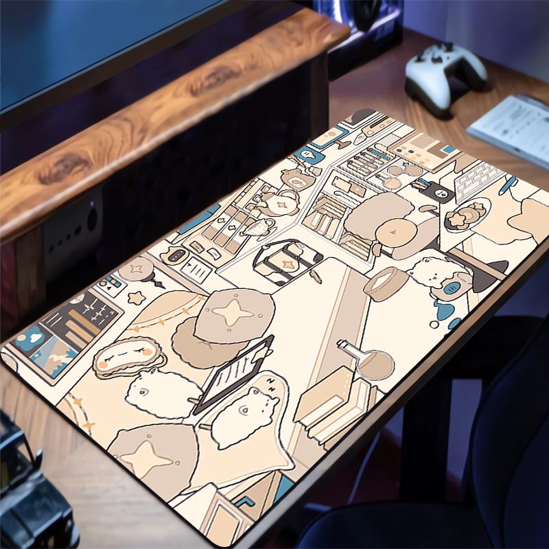 Mouse Pad Cute Keyboard Pad Natural Rubber Antislip Office Computer Anime Semyon Room Cartoon Desk Mat Perfect Gift For Teens