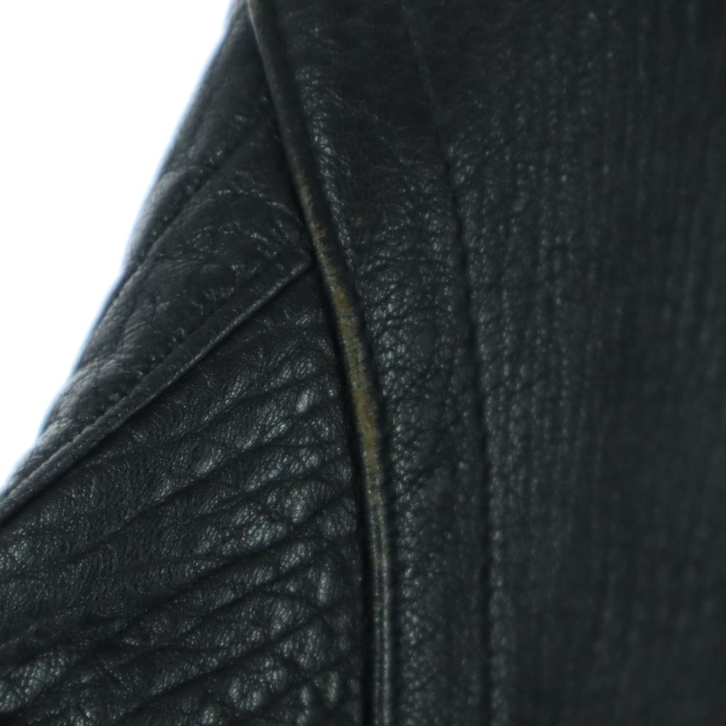 Graham Hill Long sleeve Leather coat F black Sheep leather Men's Used