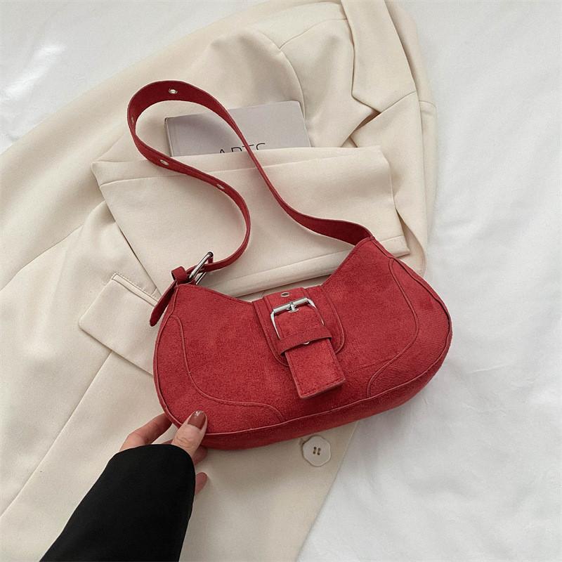 Retro Street Style Canvas Shoulder Bag Women 2023 New Trend Fashion Crossbody Bag
