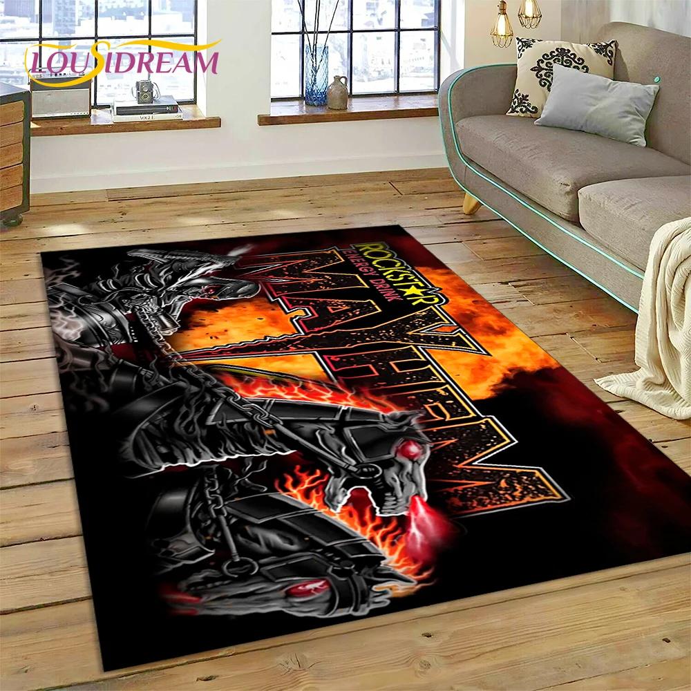 3D Коврик-Ковер Спортивный с Логотипом Rockstar Energy для Спальни Гостиной Дома Украшение Дивана, Большой Декоративный Коврик для Пола Детская Игровая, Подарок