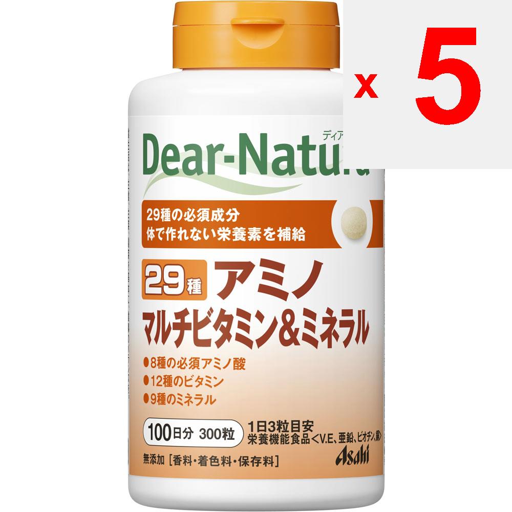 Asahi Dear-Natura 29 Amino Multi Vitamins & Minerals 300 капсул Комплексные витамины Комплексные витамины