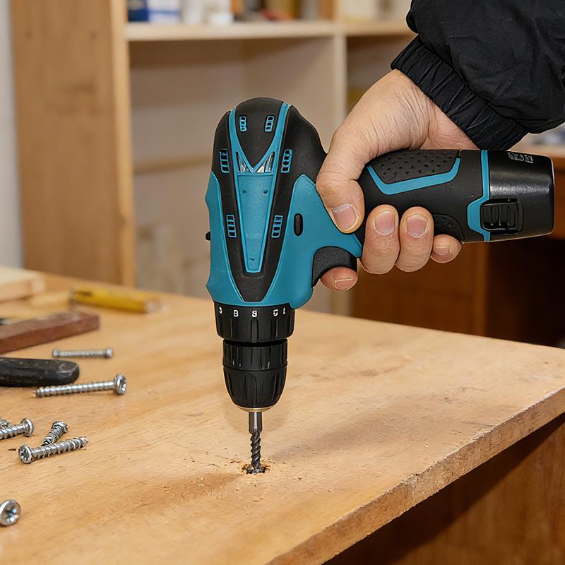 12V High-Power Lithium Battery Cordless Impact Drill Set