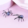 1 пара сережек с паучьим жемчугом для женщин и девочек, модные индивидуальные серьги в темном стиле на Хэллоуин, ювелирные изделия, аксессуары, подарки