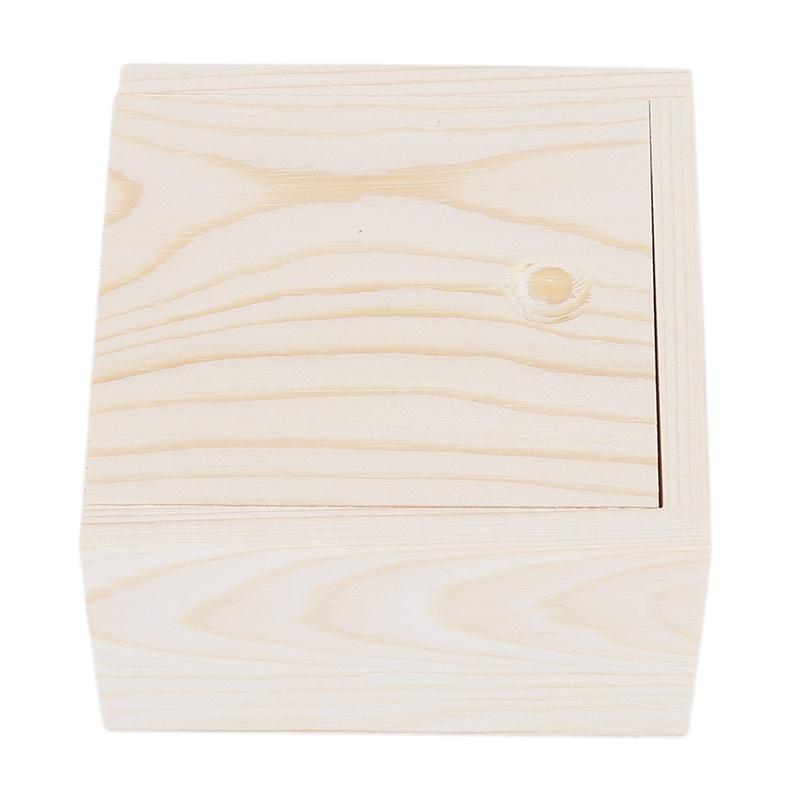 Обычный футляр для конфет, кольцо, шкатулка для хранения ювелирных изделий, деревянный органайзер, футляр для рукоделия