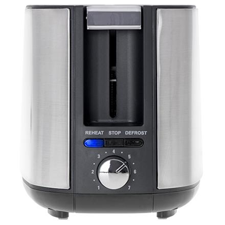 Adler | AD 3214 | Toaster | Power 750 W | Number of slots 2 | Housing material Stainless steel | Silver