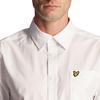 Lyle & Scott Mens Plain Poplin Short-Sleeved Shirt