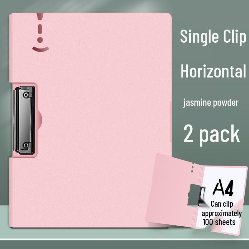 A4 Double Clip Folder for Documents and Resume Storage
