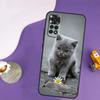 Красивый серый британский короткошерстный кот Чехол для Xiaomi Redmi Note 13 Pro 14 12 9 10 11 Pro 10S 11S 12S Redmi 10C 13C 14C 12C Чехол
