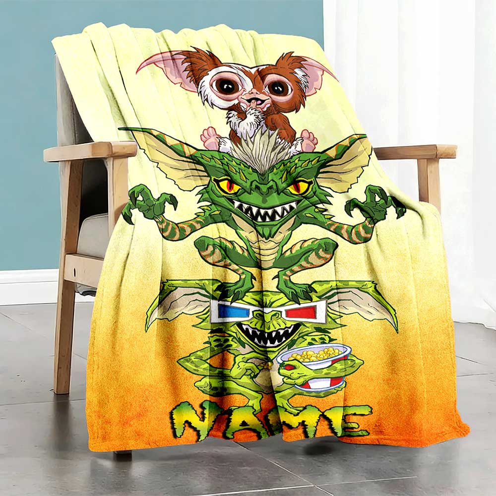 Warner (31) Personalized Text Blanket Multi-purpose Personalized Blanket Durable Comfort Versatile for Office Chair Couch Seaside Bedding