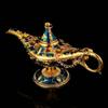 European Imitation Classical Handicraft Decoration Creative Decor Props Wishing Lamp Gift Metal Trumpet Aladdin Magic Lamps