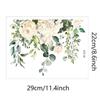 Green Plant Leaves Flower Wall Sticker Bathroom Toilet Decor Living Room Cabinet Home Decoration Decals Beautify Self Adhesive M