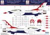 HAD Models Block 52 Thunderbirds 2024 Decal Plastic Model Decal HADE481016 1/48 F-16C (for Tamiya) (Airplane)