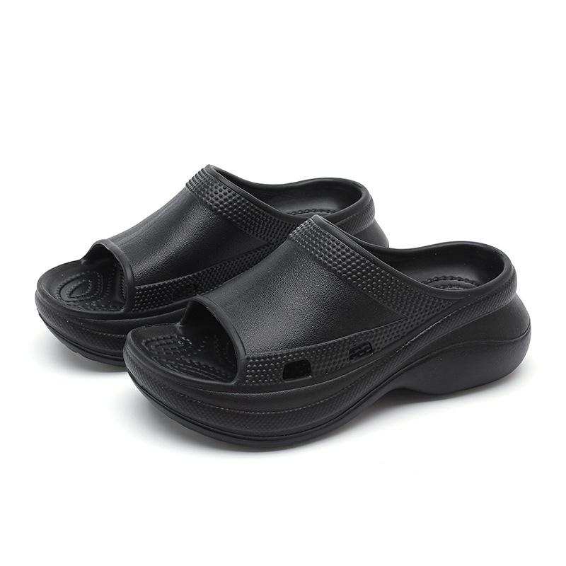 Fashion Shevalues Women's Thick Bottom Sandals Summer Outdoor Fashion High Heel Beach Shoes Comfortable Soft Sole Lady Platform Slippers