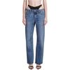 Alexander Wang Mid Rise Relaxed Jean Prestyle Logo Elastic Bikini Vintage Medium Indigo Women's 4DC3244400473