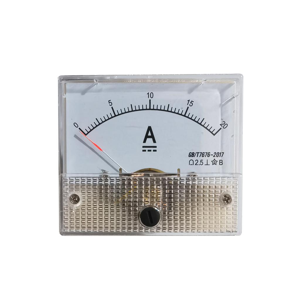 Analog Current Meter Panel Dial-Current Gauge-Pointer Ammeter Microampere Meter