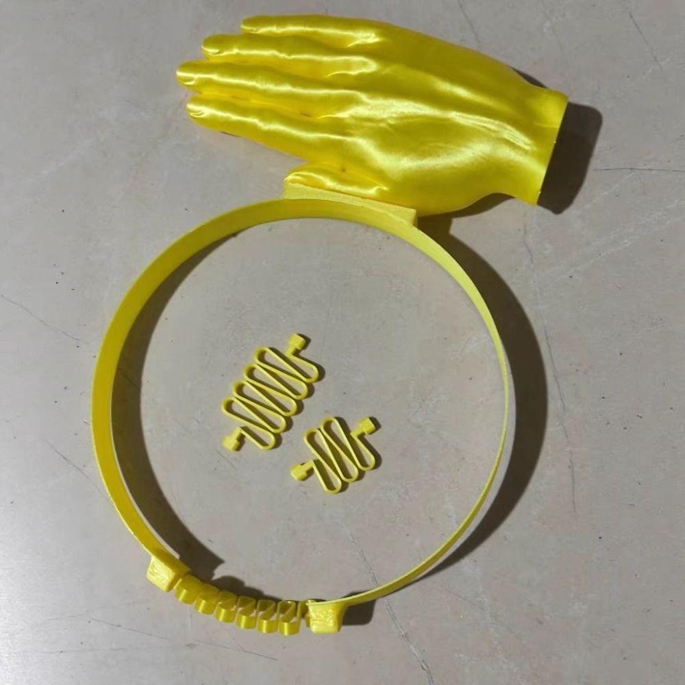 Creative Sun Protection Cap 3D Printing Palm Visor Headband Hand Shape Sun Hat  Summer Season