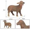 World Wild Miniatures Elephant Cheetah Tiger Children Gift Animal Model Action Figures Kid Toy