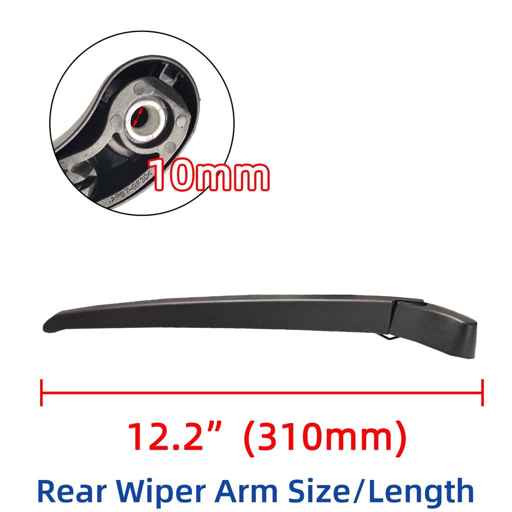 Комплект щетки и рычага заднего стеклоочистителя 13 дюймов, 330 мм для BMW X3(F25) Хэтчбек 2010-2017 Лобовое стекло Лобовое стекло Окно задней двери Щетка от дождя
