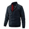 New Jacket Casual Thin Baseball Men's Solid Coat Zipper Stand Collar Jacket