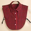 New Style Sweater Decorative Plaid Fake Collars—versatile Shirt Collars for Women