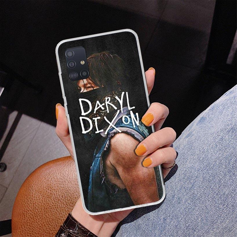 The Walking Dead Daryl Dixon Phnoe Case for Samsung Galaxy A12 A22 A32 A42 A52 A51 A50S A20S A10S A41 A31 A21S A40 A30S A20E A71