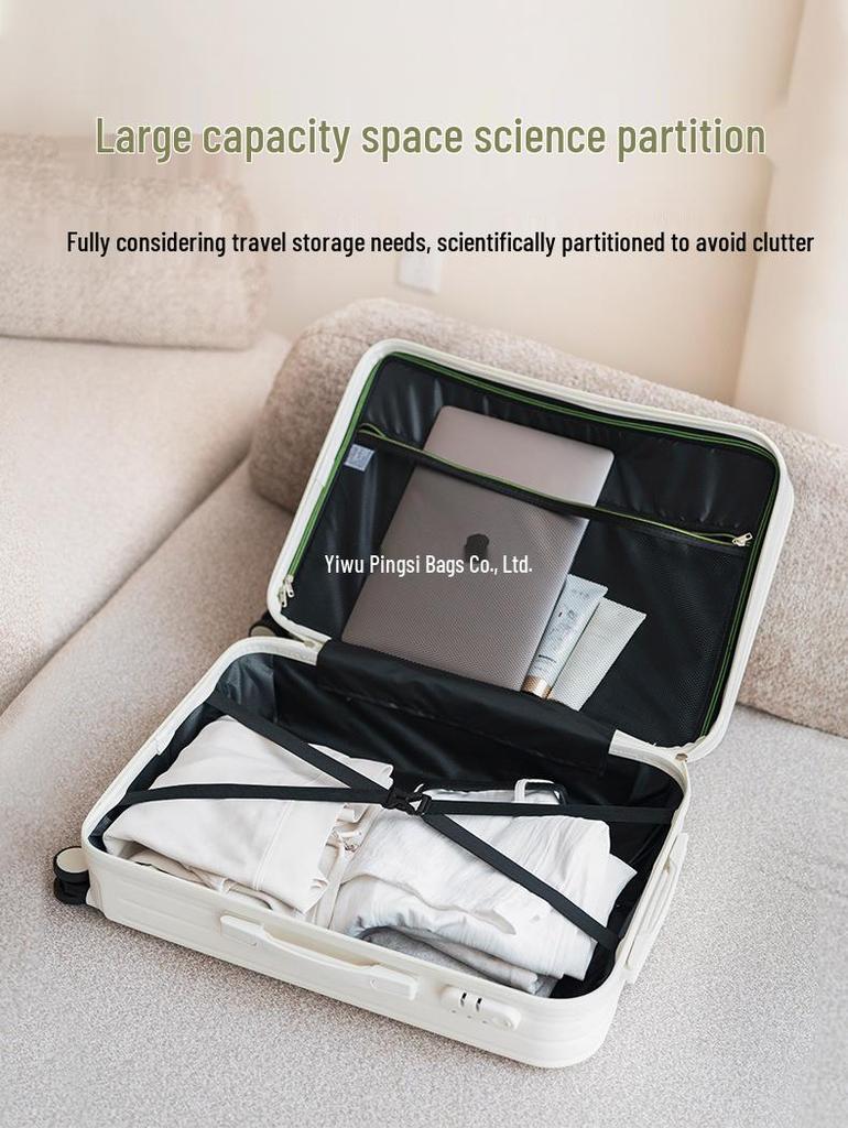 20-Inch Leather Suitcase Trolley - Durable Carry-On Luggage for Men & Women, 24-28 Inch Available