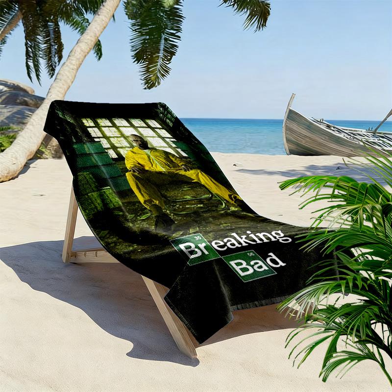 Chemical Chaos Unleashed beach towel Portable for travel Outdoor camping seaside swim Absorbent bath towel Fashion Outdoor picnic beach mat Comfort