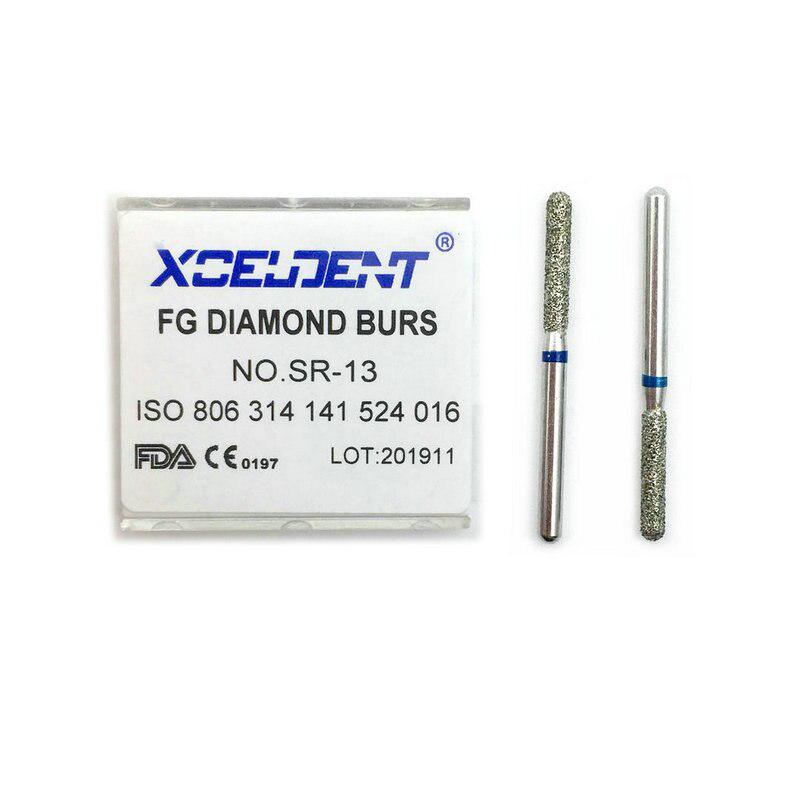 1 коробка, стоматологические боры FG, стоматологические боры, алмазные сверла, хвостовик 1,6 мм для высокоскоростного наконечника, стоматологический инструмент SR-13