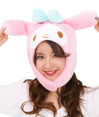 SAZAC Кигуруми Шапка Sanrio Taremimi My Melody [SAZAC]