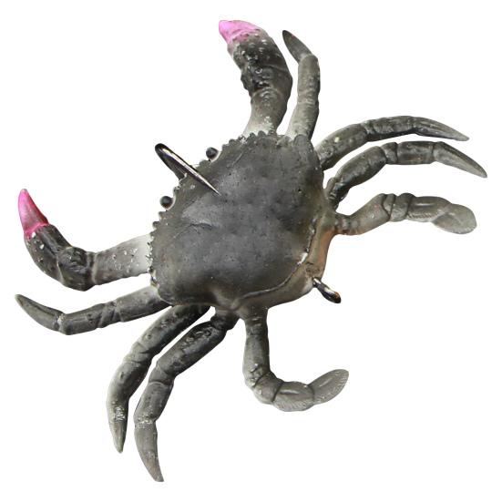 10cm/40g PVC Crab Bait Wear Resistant Anti Corrosion Vivid Fake Bait for Fishing