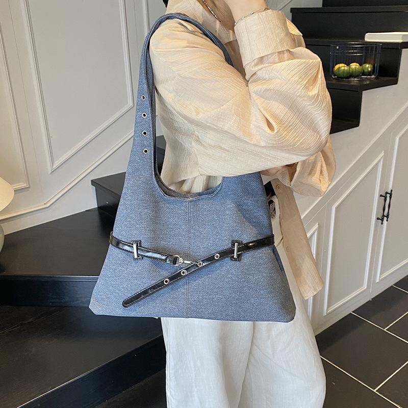 Вместительная сумка-тоут женская сумка новая летняя повседневная универсальная ретро мода сумка под мышкой