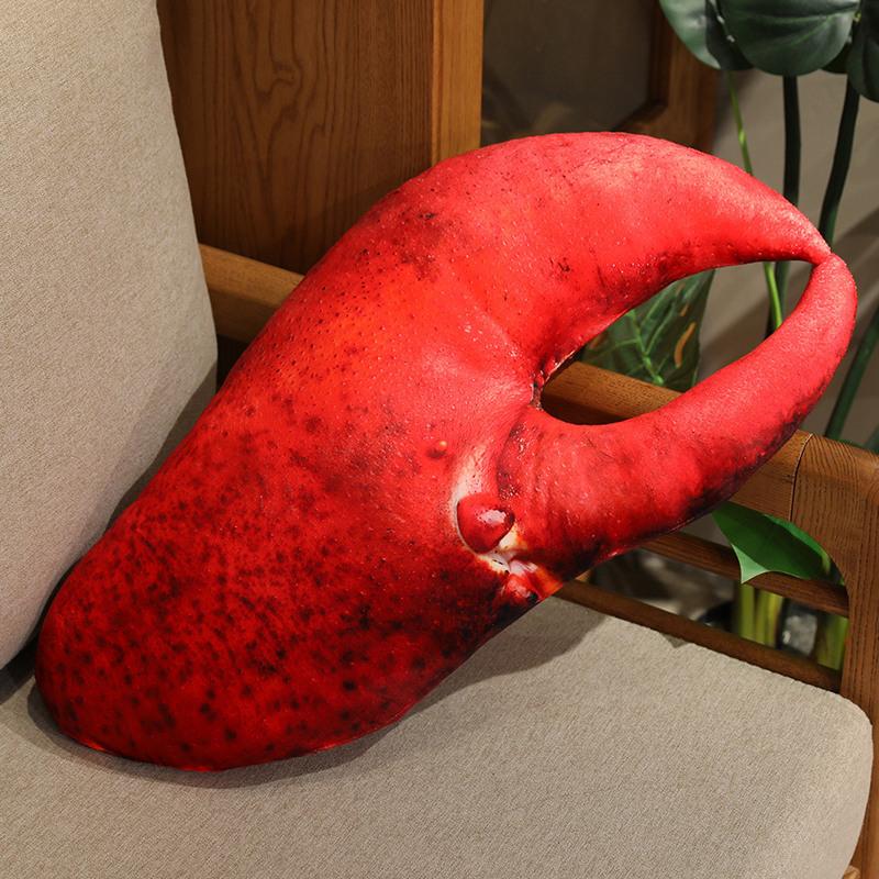 Мультяшная еда Креветка Подушка-игрушка Плюшевая игрушка Кукла Лобстер Клещи Кукла Домашняя подушка Подушка Кукла