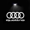 Для Audi 8L Светодиодный логотип на дверь автомобиля Свет приветствия Для Audi A4 B5 B6 B7 B8 B9 A1 A3 8V 8P 8L A6 C5 C6 C7 A5 A7 A8 Q3 Q5 Q7 TT S3 S6 Sline Quattro