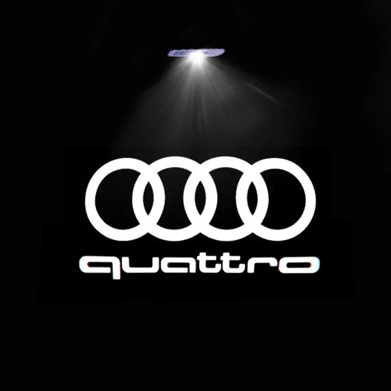 Для Audi 8L Светодиодный логотип на дверь автомобиля Свет приветствия Для Audi A4 B5 B6 B7 B8 B9 A1 A3 8V 8P 8L A6 C5 C6 C7 A5 A7 A8 Q3 Q5 Q7 TT S3 S6 Sline Quattro