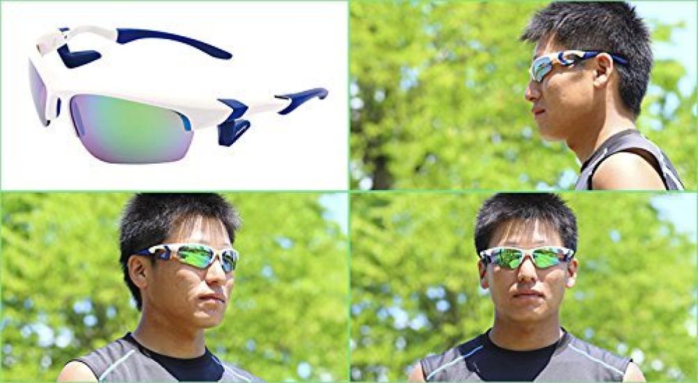 AirFly Sports AirFly Sharp C1 (AirFly) Солнцезащитные очки с носовыми упорами, Линза, Белый/Синий Зеркальный, AF-101