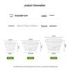 Disposable Round Meal Box with Lid