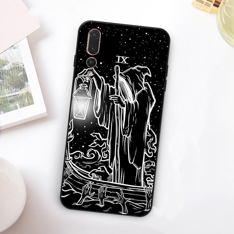 Карта Таро Отшельник Жнец Для Huawei Nova 12i 12s 11i 7i 8i Y73 Y70 Y90 Y60 Y72 Y61 Y91 9 10 SE P30 Pro P40 Lite Чехол