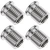 4pcs Spark Plug Insert 14mm Spark Plug Port Insert Tool Set Replacement Spark Plug Thread Inserts for Triton Repair Parts