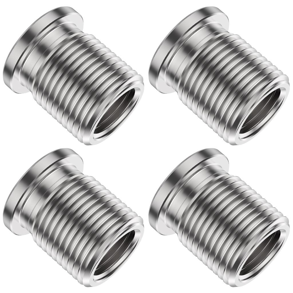 4pcs Spark Plug Insert 14mm Spark Plug Port Insert Tool Set Replacement Spark Plug Thread Inserts for Triton Repair Parts