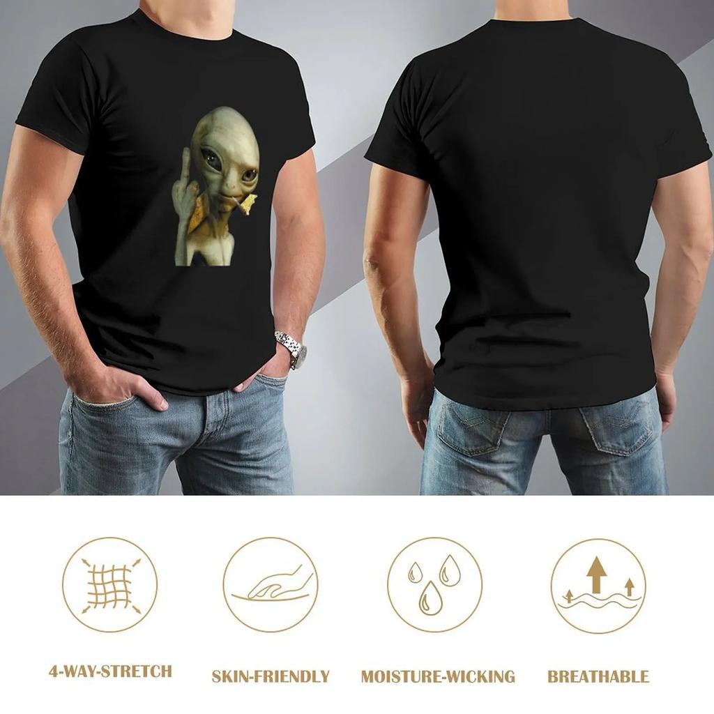 Alien Paul T-Shirt Hippie Clothes Oversized Anime Tshirt Men Clothes