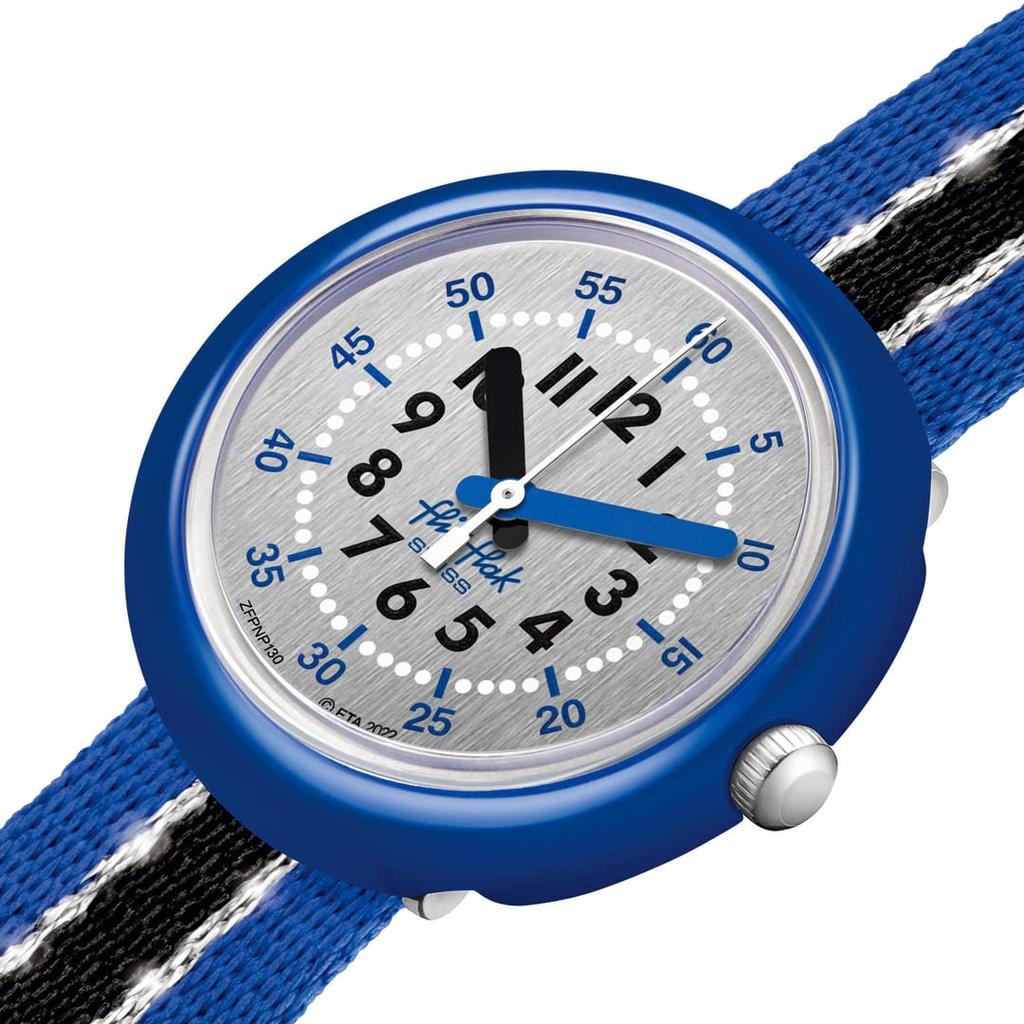 Kids Watch SHINE IN SILVER Shine In Silver ZFPNP130 [Flick Flak]