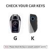 Metal Car Key Case Cover Protection Shell For BMW 3 5 7 Series X3 X5 X6 X7 GT Ix3 XM I5 I7 G90 G45 G12 Keychain Auto Accessories