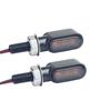 Motorcycle 8mm Mini 3LED Turn Signal Light Rear Light Indicator Flasher Lamp For Cafe Race Bobber Chopper Sportster 883 1200